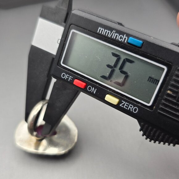 925 Sterling Silver Plated Druzy Quartz Ring Size 7 Bezel Setting Statement - Picture 6 of 12